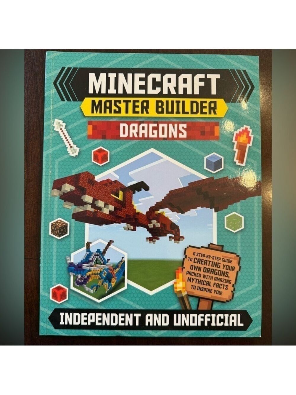 Minecraft Master Builder Dragons Book